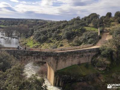 Puente de la Marmota - Parque Regional de la Cuenca Alta del Manzanares mochilas para mujeres rutas 